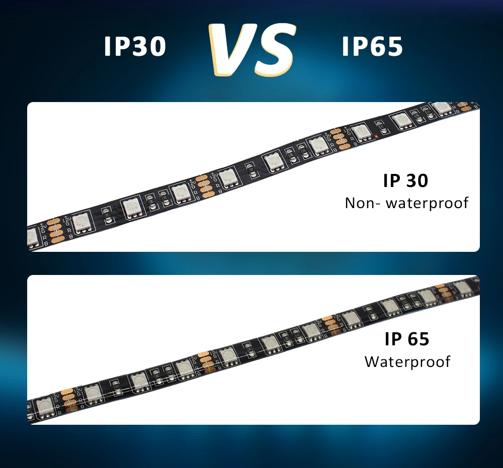 12V 4Pin RGB LED Strip Light IP30 IP65 5050 ARGB Aura Sync Motherboard Control PC Computer Case 50CM 1M 2M 60LEDs/M 1to1 1to2