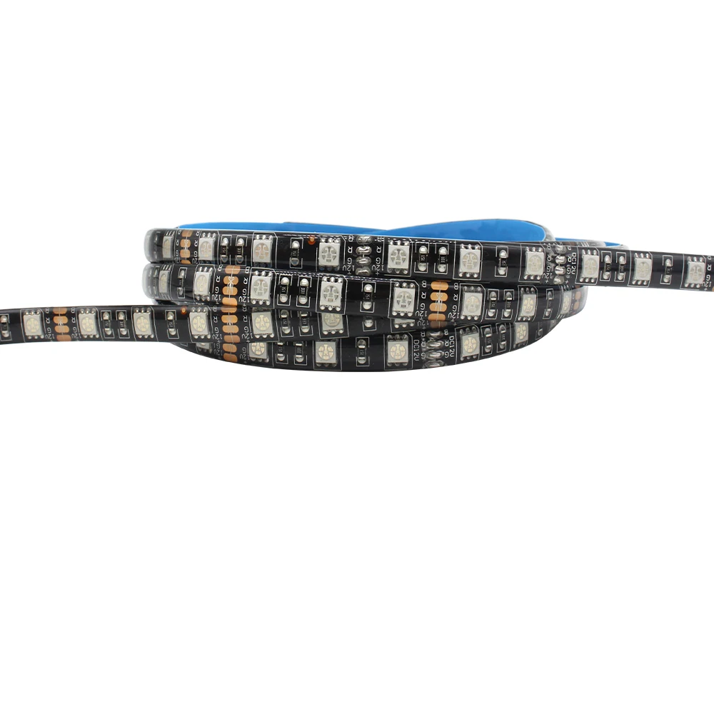 12V 4Pin RGB LED Strip Light IP30 IP65 5050 ARGB Aura Sync Motherboard Control PC Computer Case 50CM 1M 2M 60LEDs/M 1to1 1to2