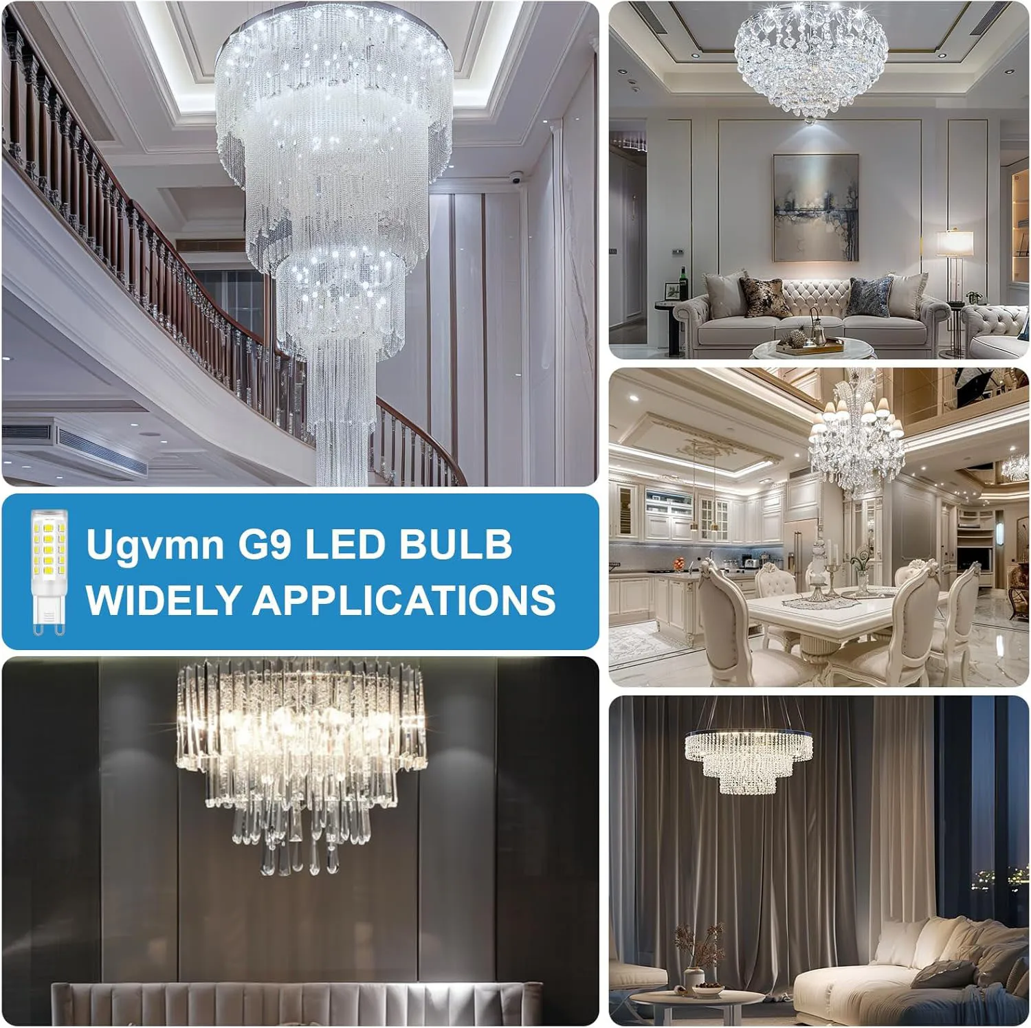 10Pcs G9 LED Light 7W 9W 12W 15W 18W AC 220V 230V G9 LED Lamp LED Bulb SMD 2835 LED G9 Light Replace 30/40W Halogen Lamp Light