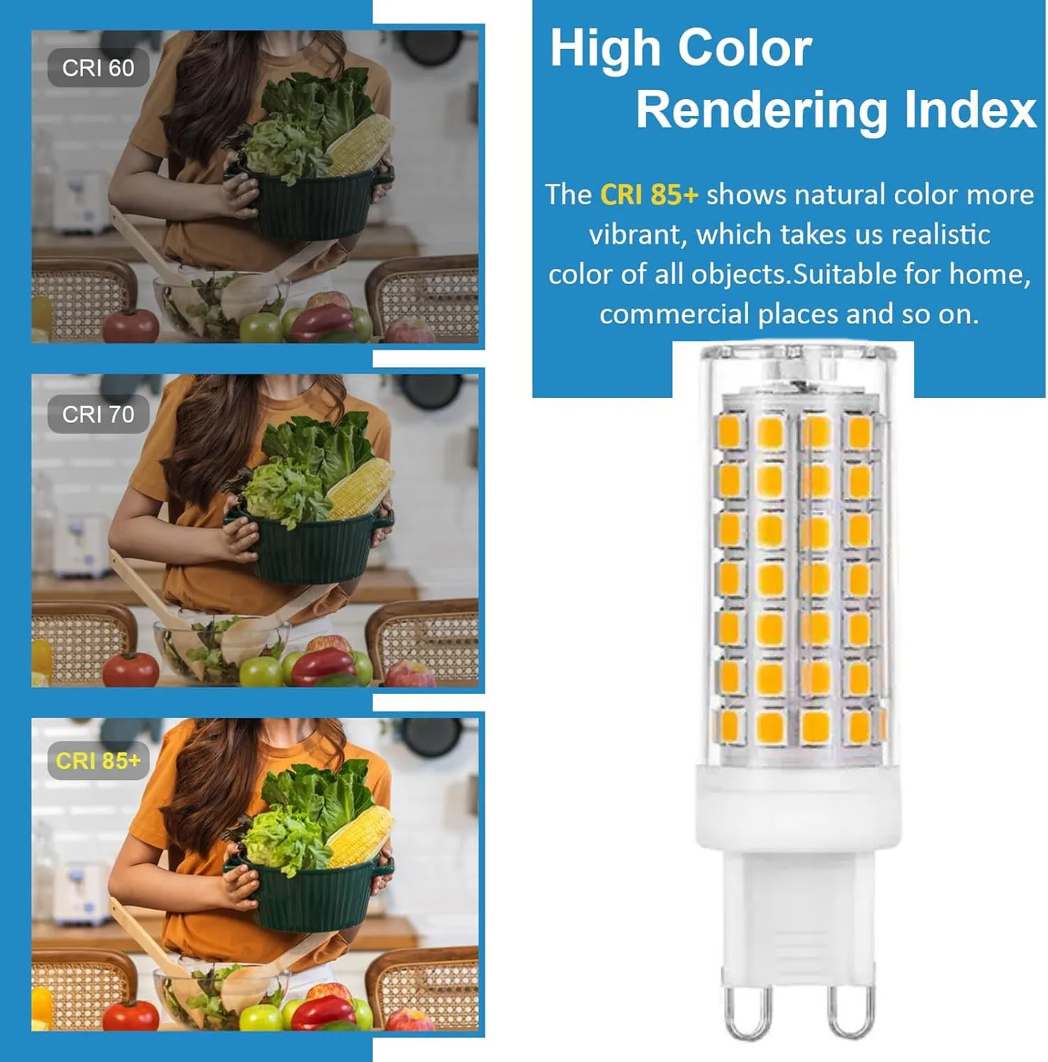 10Pcs G9 LED Light 7W 9W 12W 15W 18W AC 220V 230V G9 LED Lamp LED Bulb SMD 2835 LED G9 Light Replace 30/40W Halogen Lamp Light