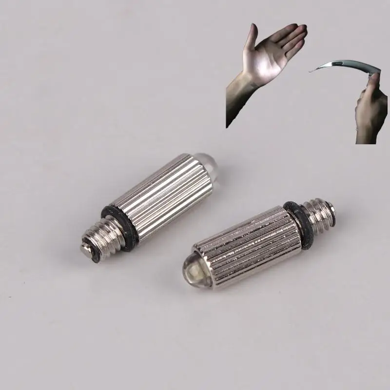 1/3Pcs LED Lamp For Adult 2.5V0.3A White Light Anesthesia Laryngoscope Bulb Surgical Accessories