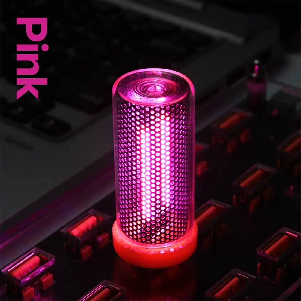 Touch LED Glass Bottle Night Light USB Desktop Atmosphere Light Color Changing Light For Bedroom Decoration