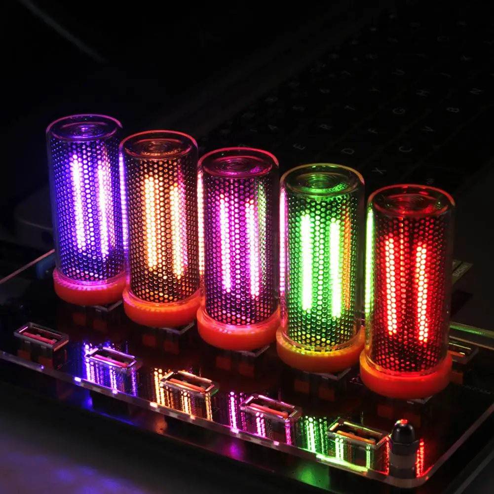 Touch LED Glass Bottle Night Light USB Desktop Atmosphere Light Color Changing Light For Bedroom Decoration