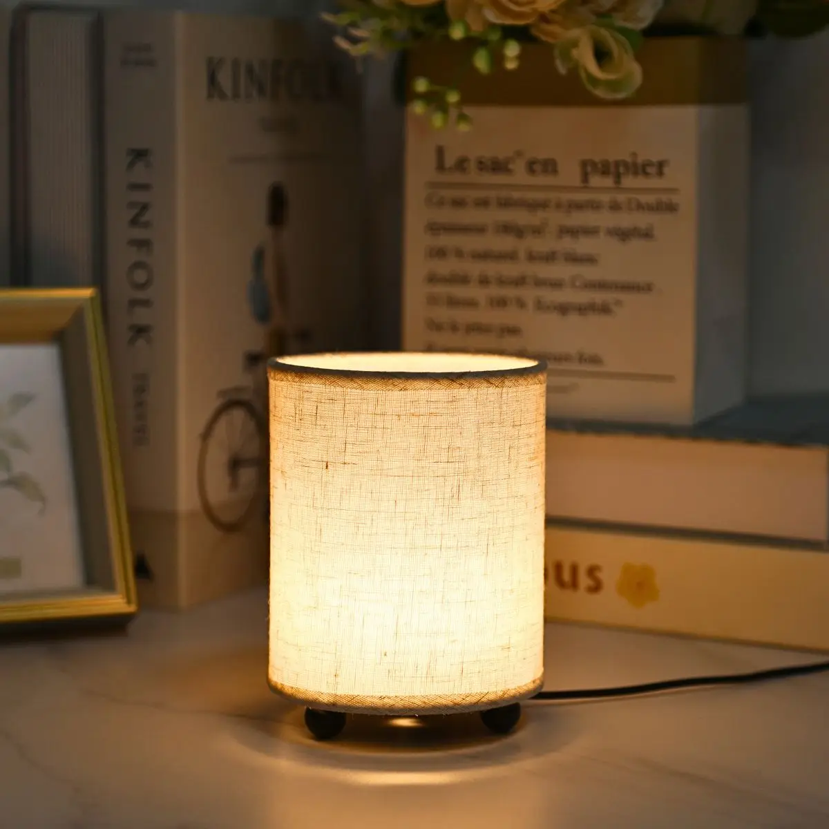 USB Button Switch, Soft Warm Light, mini desktop Decorative Night Light, Bedroom Night Lighting