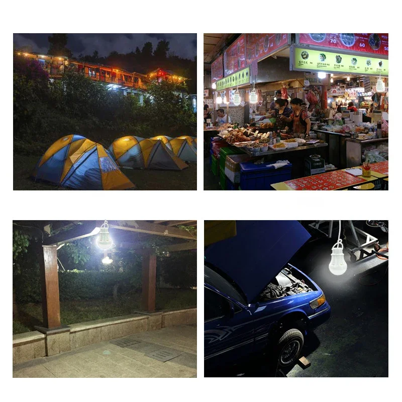 DC5V Led Lantern Camp Light Lamp Usb Emergency Bulb Hanging Tent Lamp for Work BBQ Fishing Repair Out Door Camping Equipment