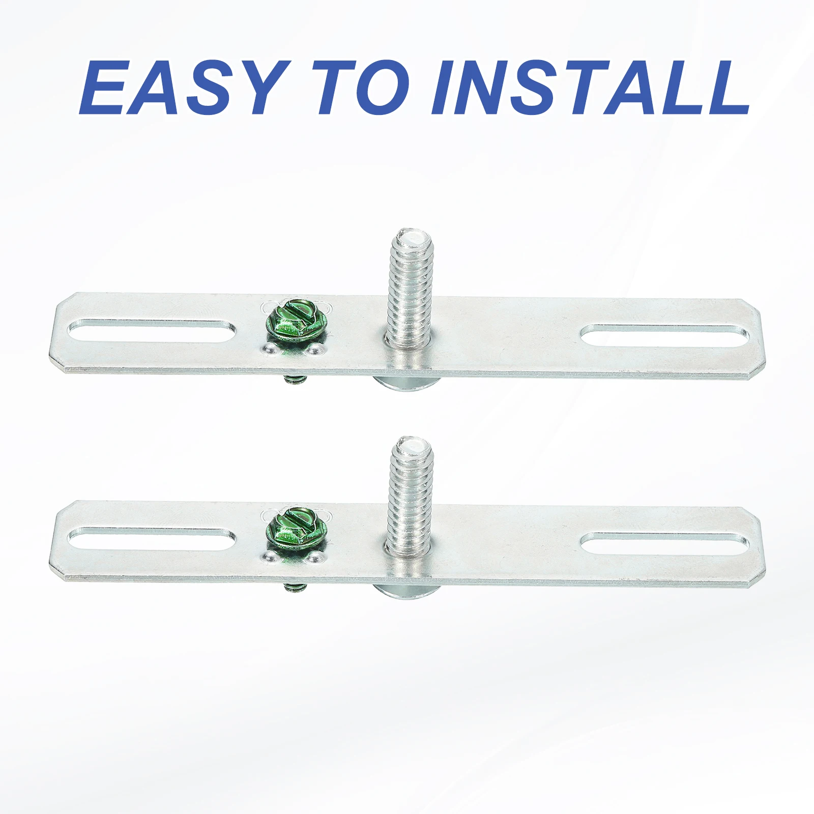 2-8Set 4" Light Crossbar Kit Universal Light Fixture Mounting Bracket 1/4"-20 Tap Center Hole Ceiling Light Plate CanopyHardware