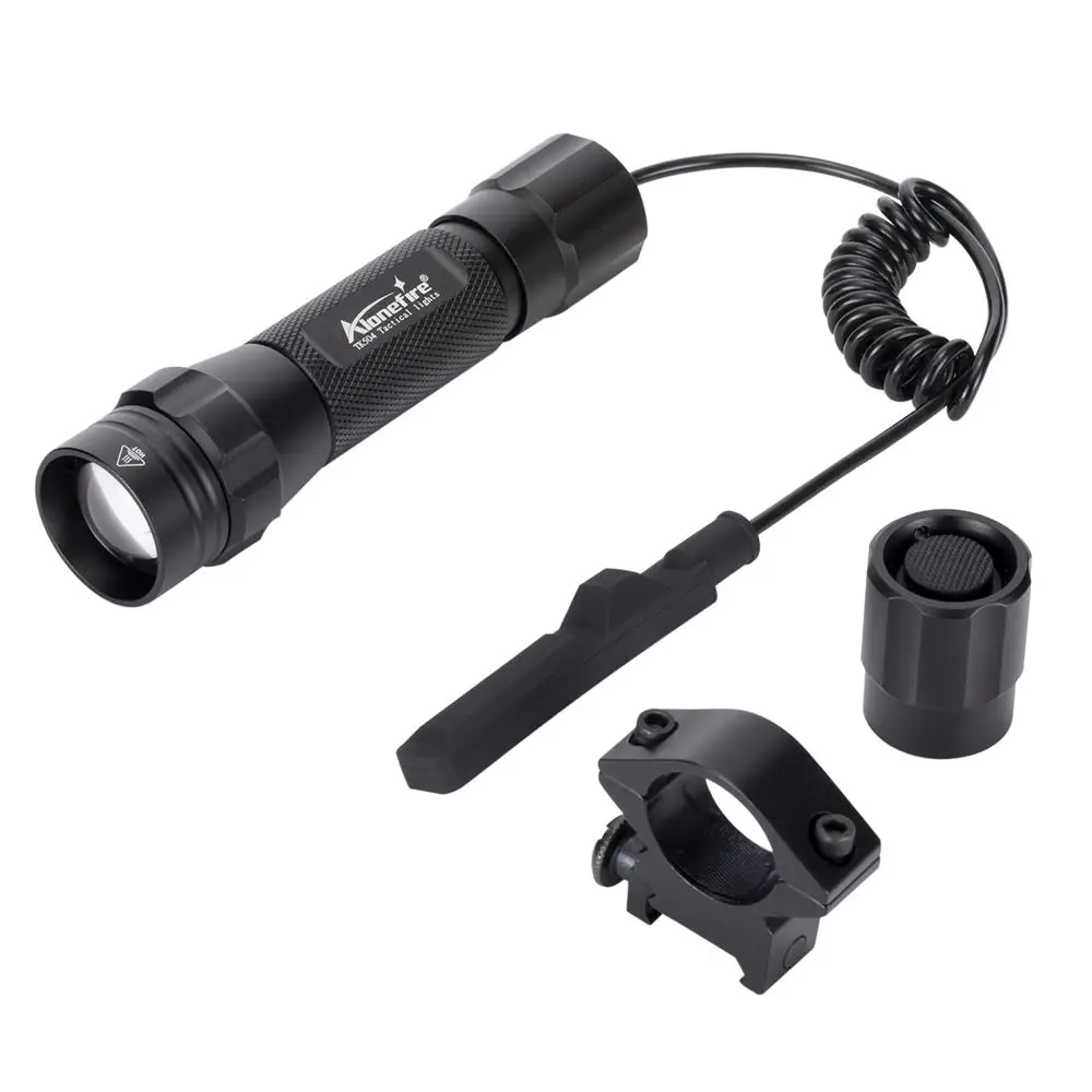 Alonefire High Power Zooming LED Flashlight Powerful Tactical Light Outdoor Hunting Camping Fishing Hiking Travel Mounts Torch