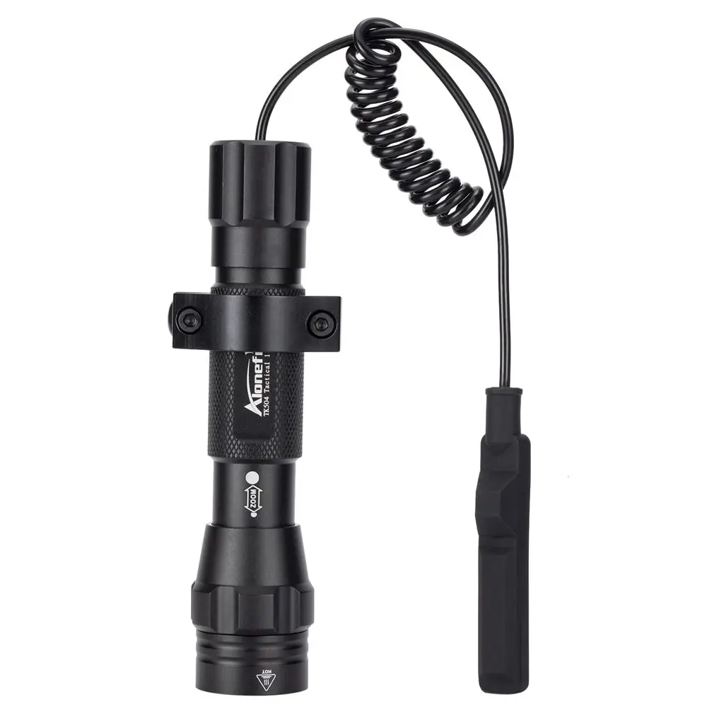 Alonefire High Power Zooming LED Flashlight Powerful Tactical Light Outdoor Hunting Camping Fishing Hiking Travel Mounts Torch