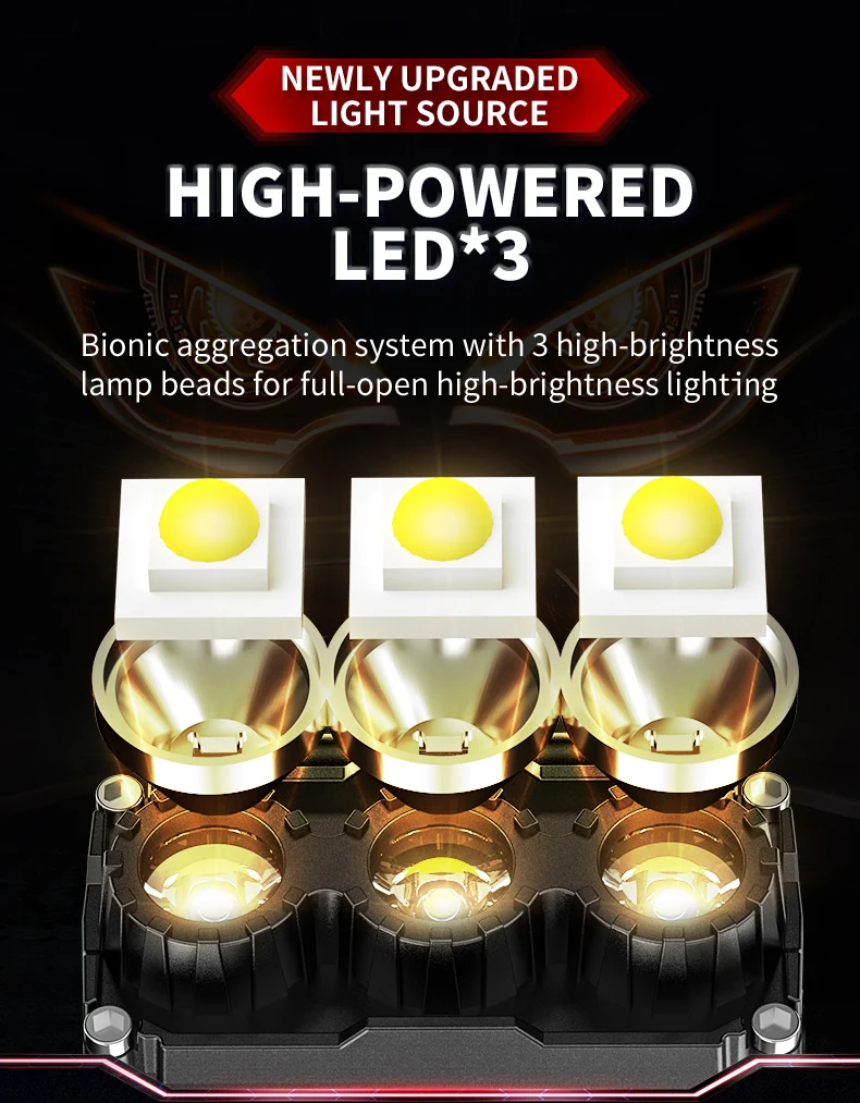 JIASHUAIXIN Headlamp special for night fishing, hat clip lamp, ultra-long battery life, ultra-lightweight outdoor sensor