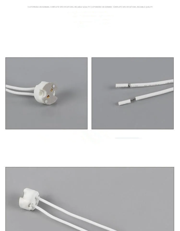 5-200pcs/lot MR16 MR11 GU5.3 G5.3 G4 G9 lamp base connector cable lamp Socket base lamp fitting fix holder 15cm Silicon cable