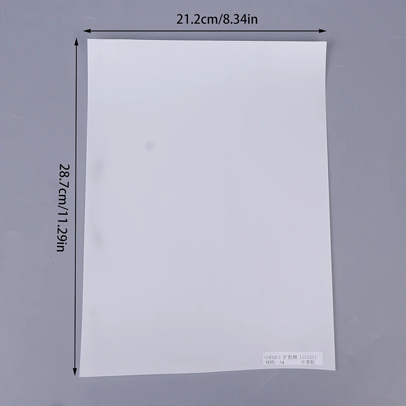 LGT125J 0.125mm LED Light Diffusion Film LCD Backlight PET Film Suitable For Conventional Backlight Lamps Light Boxes