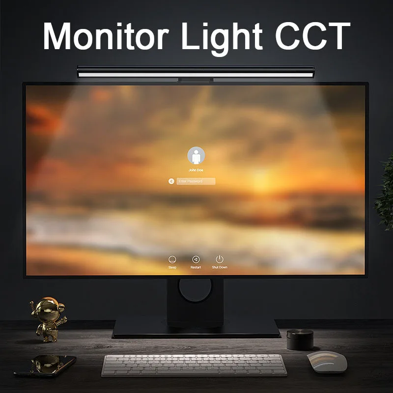 5V USB LED Monitor Light Bar With RGB Backlight Dimmable Computer Screen Light Desk Lamp For Study Reading Gaming Office