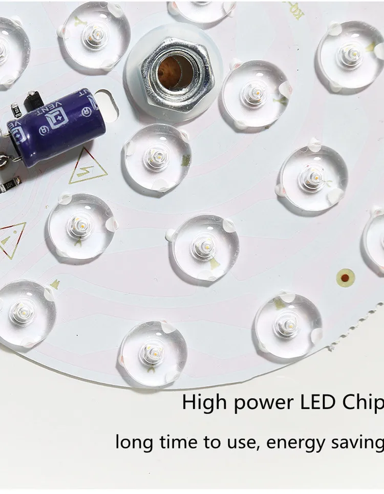 Modern Living Room Ceiling Chandelier Light Three Colors Changed LED Ceiling Lights for Bedroom Dining Room 220V Ceiling Lamps