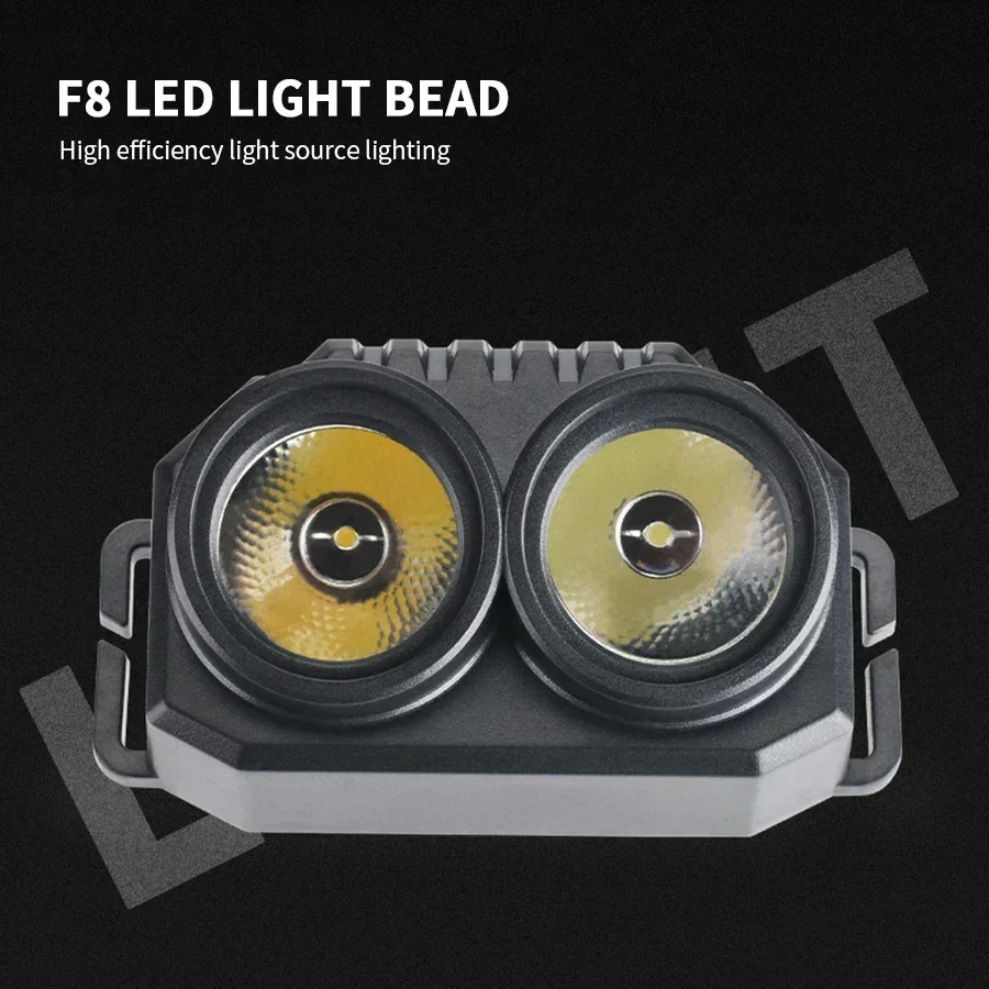 Induction Headlamps Mini LED Charging Headlight Camping Flashlight Led Head-Mounted Strong Light Fishing Portable Torch Lamp
