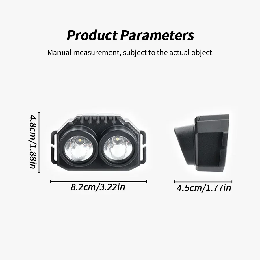 Induction Headlamps Mini LED Charging Headlight Camping Flashlight Led Head-Mounted Strong Light Fishing Portable Torch Lamp