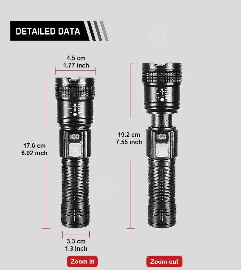 2026 NEW 500000000LM Most Powerful LED Flashlights Ultra Bright 4000M Torch Light Portable Lamp Outdoor Hunting Fishing Lantern