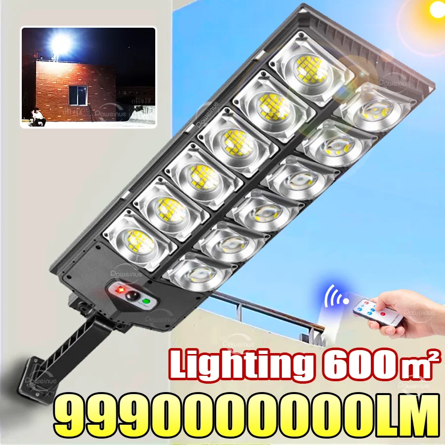 Most Powerful 1080/336/72 LED Solar Light Outdoor Motion Sensor Solar Lights Waterproof Solar Street Lamp Garden Lantern