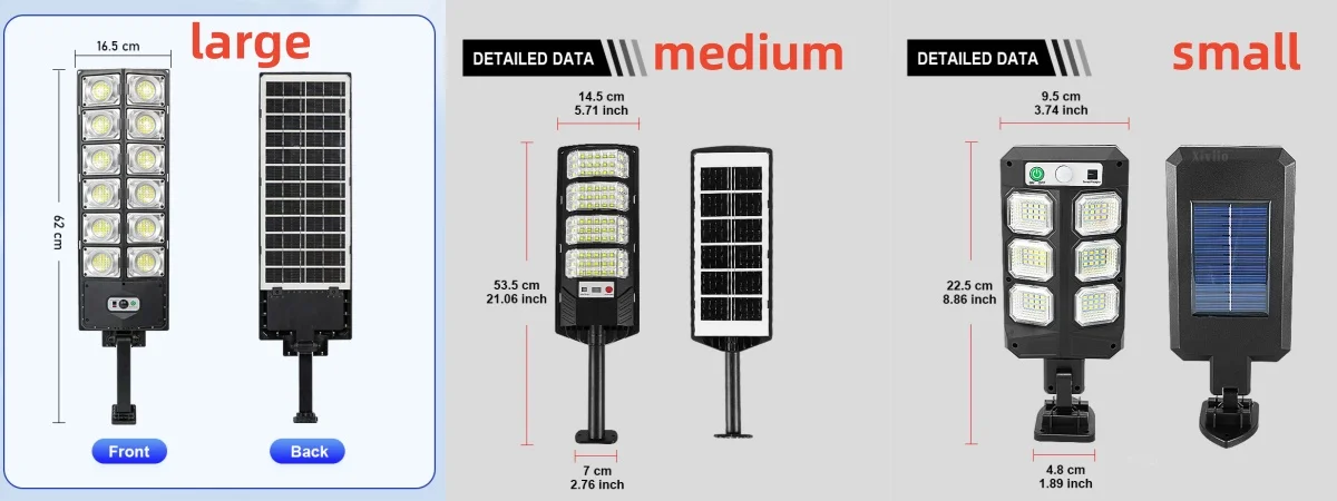 Most Powerful 1080/336/72 LED Solar Light Outdoor Motion Sensor Solar Lights Waterproof Solar Street Lamp Garden Lantern