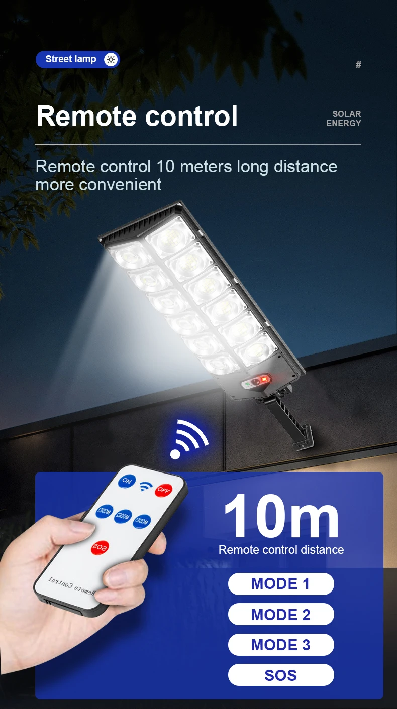Most Powerful 1080/336/72 LED Solar Light Outdoor Motion Sensor Solar Lights Waterproof Solar Street Lamp Garden Lantern