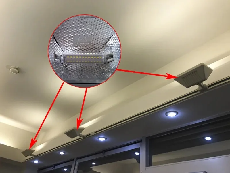 R7S J78 J118 J135 J189 Led Bulb Dimmable Corn Lamp 78mm 118mm 135mm 189mm Replace Halogen 40W 50W Spot Light AC 110V 220V