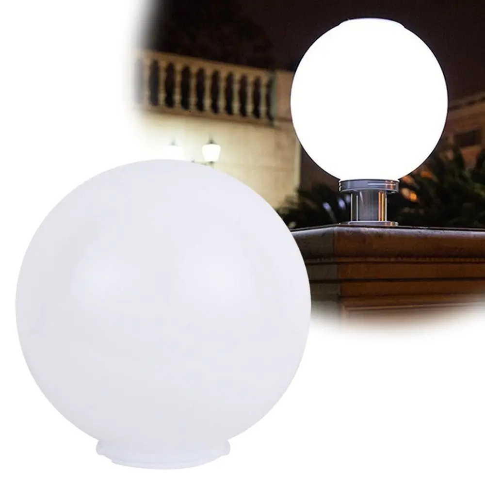 White Acrylic Lamp Shade Milky Globe Lampshades Fitting Lamp Hanging Lamp Garden Restaurant Home Decor