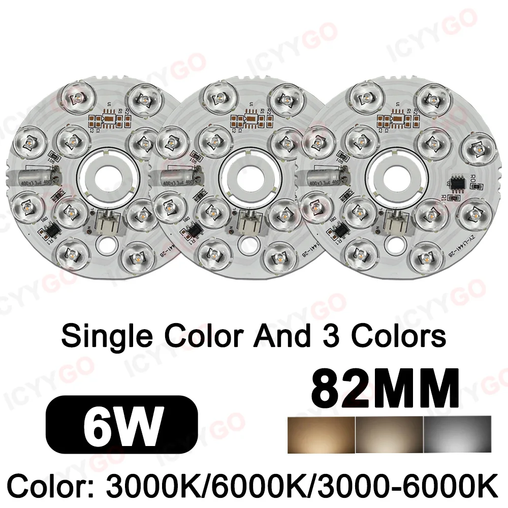 LED Bulb Chip 6W 12W 18W AC 220V 240V Smart IC No Driver Required DIY Natural White Suitable For LED Downlights LED Spotlights