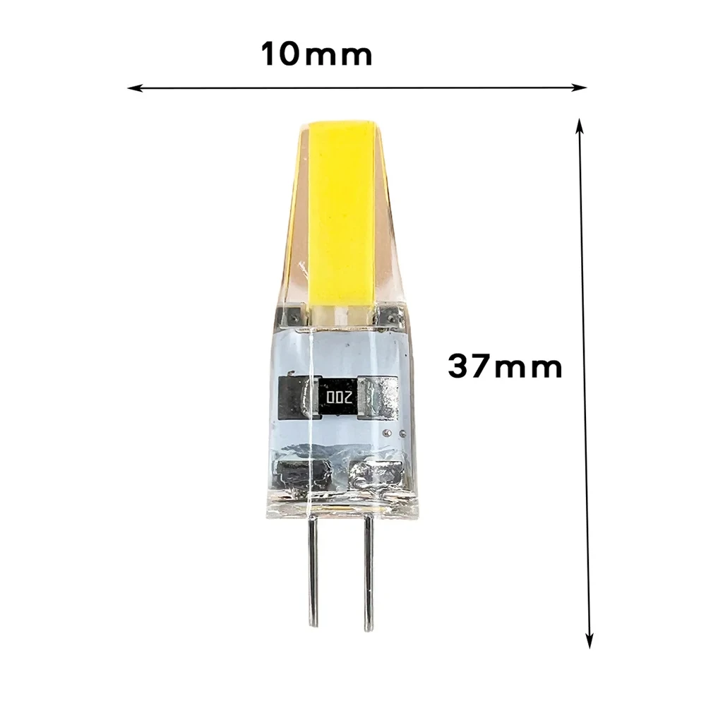 10PCS NEW Dimmable Mini G4 LED COB Lamp 6W Bulb AC DC 12V 220V Candle Lights Replace 30W 40W Halogen for Chandelier Spotlight