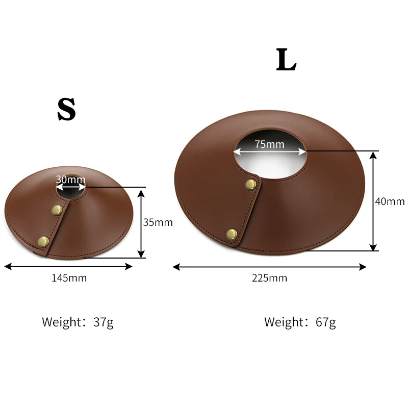 Lampshade Leather Decorative Hanging Lamp Lampshade for Home Bar Pub
