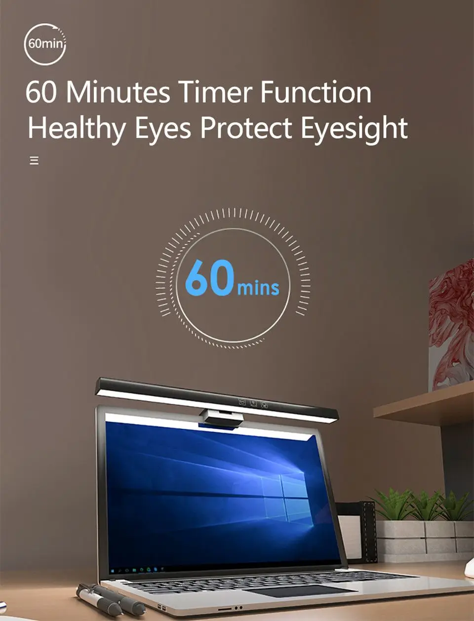 Monitor Light Bar Straight/Curved with RGB Backlight Computer Screen Lamp Eye Caring Touch Atmosphere Lights For Gaming Room