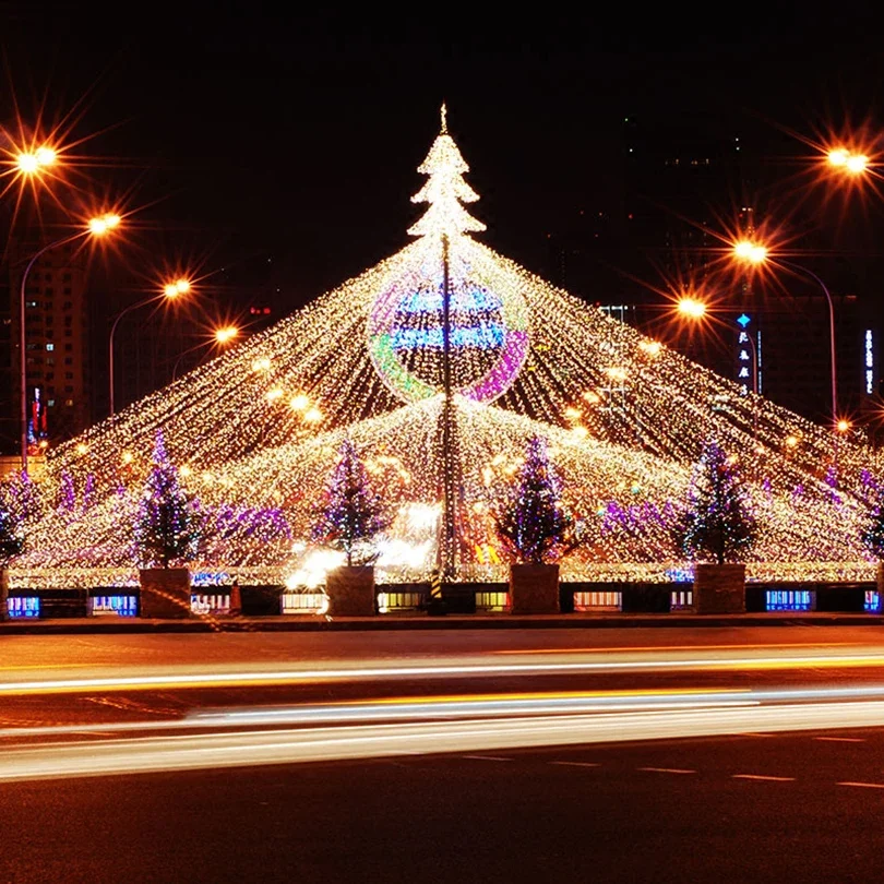 holiday Led christmas lights outdoor 20M 10M led string lights decoration for party holiday wedding Garland