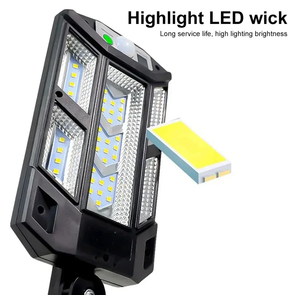 9900LM Newest Solar LED Lights Outdoor Solar Lamp Of Motion Sensor 4 Mode Waterproof IP65 Solar Garden Light Street Yard Lantern