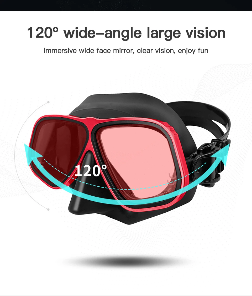 Apollo Similar Alloy Frame Free Diving Masks Swimming Glasses Low Volume 65cc Scuba diving Mask Snorkeling Wet Tube Equipment