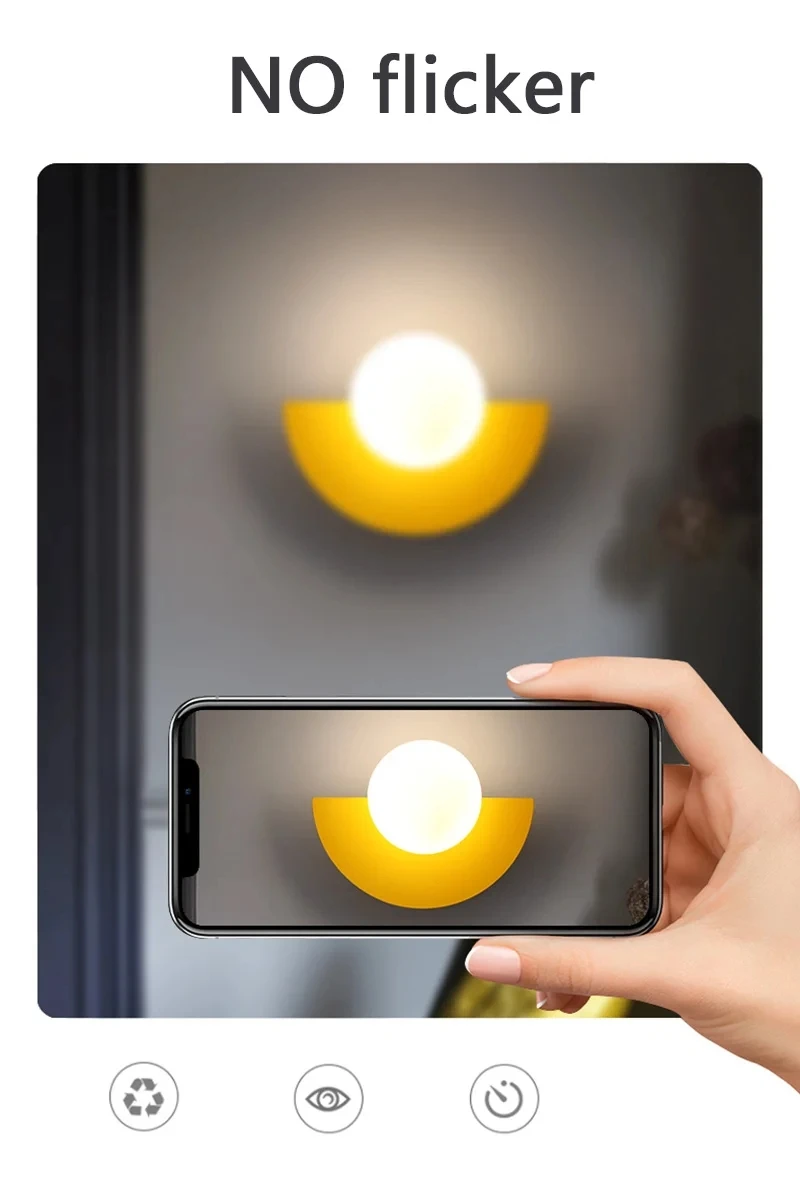Background Home Decoration Wall Lamps Plastic Ball Lampshade G9 Bulb Round Sconce Light LED Bedroom Corridor Night Sconce Lustre