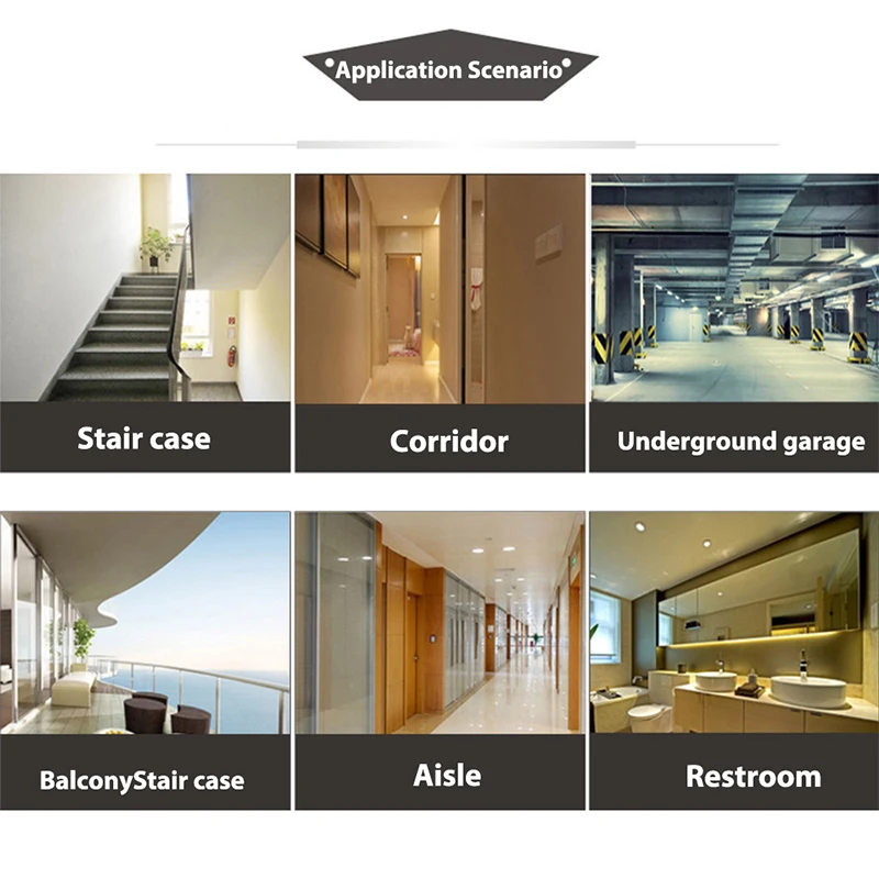 LED Bulbs Sound Motion Sensor Auto On/Off Light AC 220V E27 Cold White Photosensitive Lamp for Home Stairs Warehouse Garage