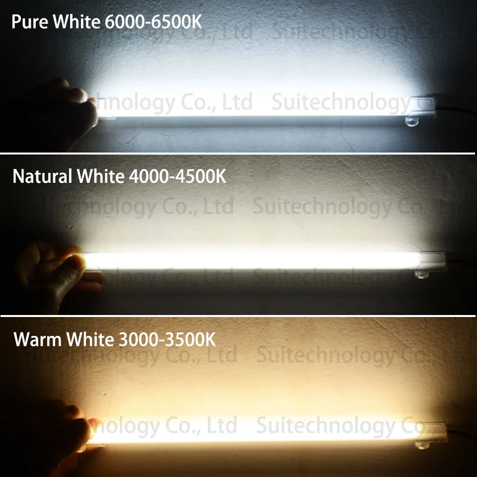 5Pcs AC220V LED Tube LED Light Bar Strip 20-60CM SMD2835 Rigid Strip Energy Saving For Counter Light Showcase Light Source