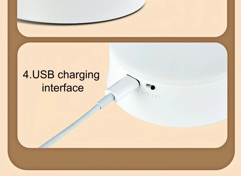 LED Night Lights 3 Colors Dimmable Touch Switch Table Lamp Portable Table Bedside Lamps for Bedroom Bedside Lighting Decoration