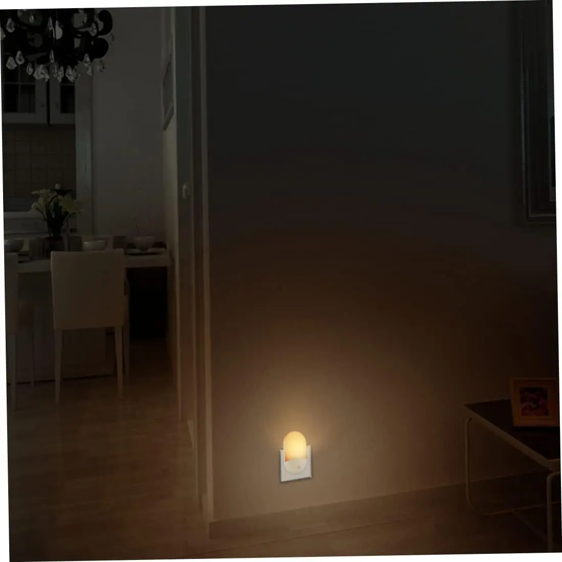 Baby Night Lamp Warm LED Bedside Lamp with Plug-in Wall Remote Control Kawaii Room Decor RGB Multicolor Light