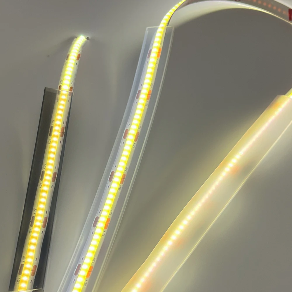 Transparent Milky White Black LED Silicone Tube Flexible Protection Cover Waterproof For 8/10/12mm WS2812B WS2811 5050 Led Strip