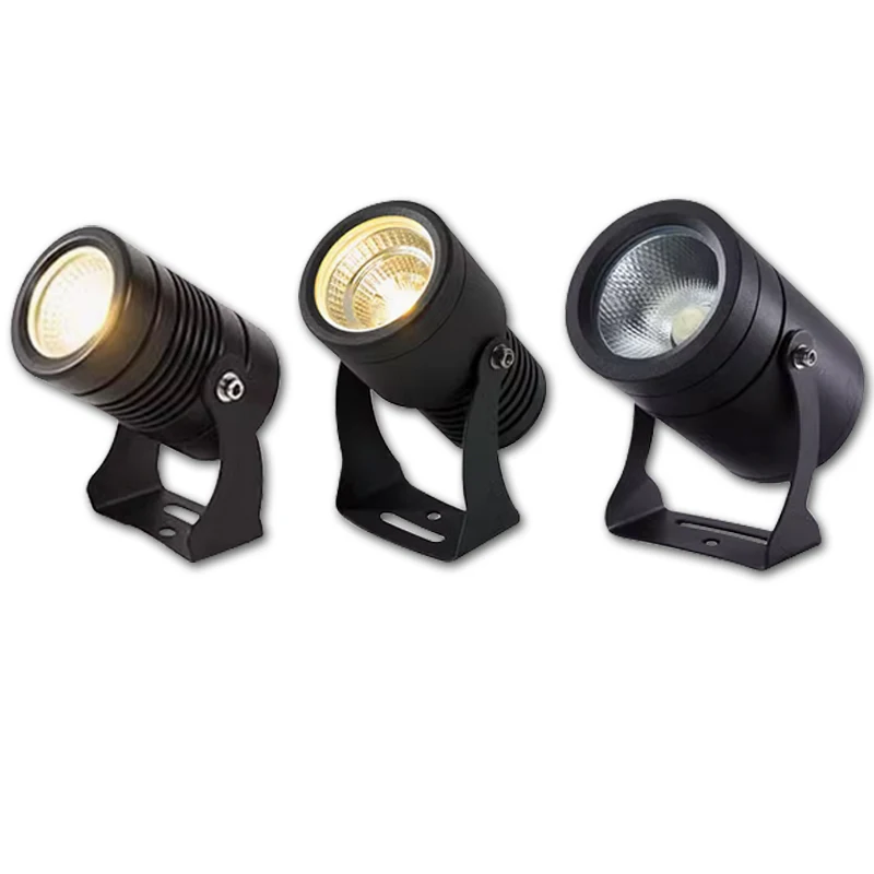 Outdoor Spotlight 220V Waterproof LED Floodlight 1W 3W 5W 7W 10W 12W 15W Outdoor Garden Wall Lawn Light Landscape Courtyard Tree