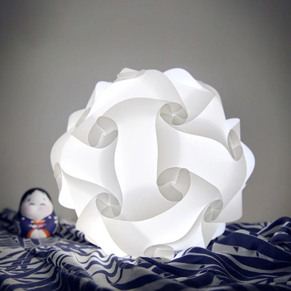 ZK20 Modern Creative IQ DIY Puzzle Light Nordic Pendant Lamp Shade Decoration Chandelier Hanging Lighting (self-install)
