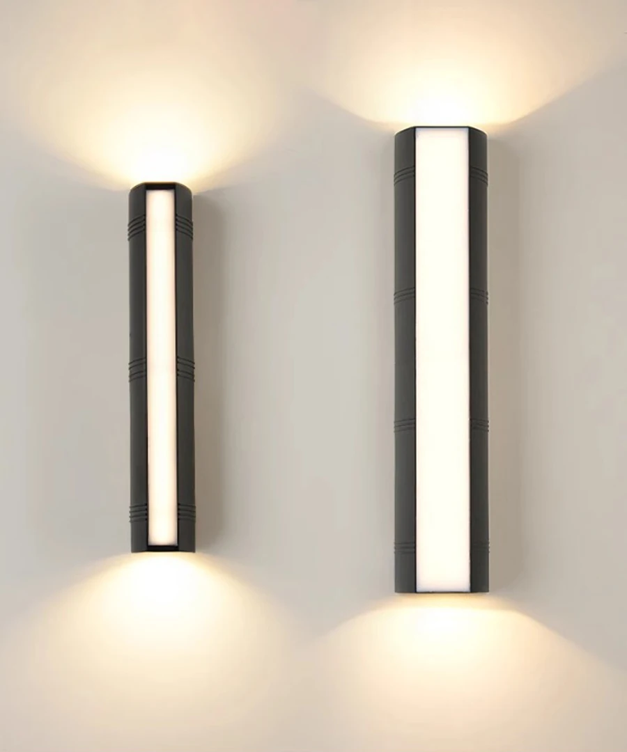 Modern LED Wall Lights Waterproof Outdoor Wall Lamp Long Strip IP65 Aluminum Wall Light Garden Porch Light Fixtures Luminaire