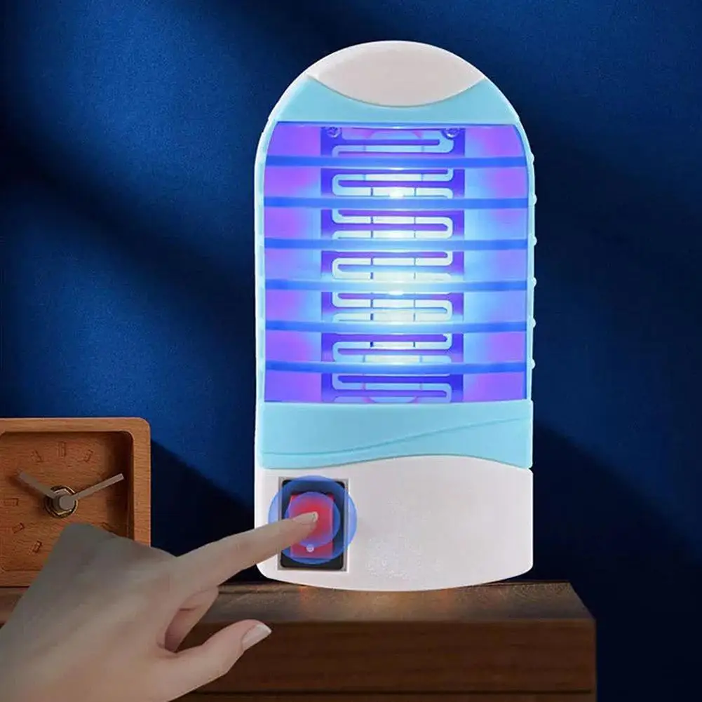 Summer Electric Mosquito Light Worm Killing Blue Light Mosquito Light Mosquitoes Bedroom Repellent Outdoor Portable Trap Indoor