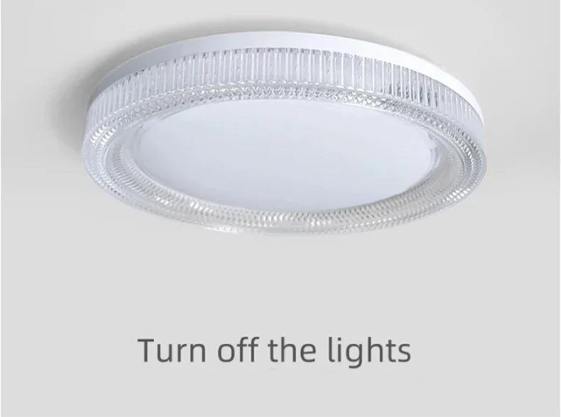 Modern Ultra Thin Crystal Ceiling Light Round Ceiling Home Lamp Cool White Suitable for Balcony Kitchen Bedroom Light AC85-260V