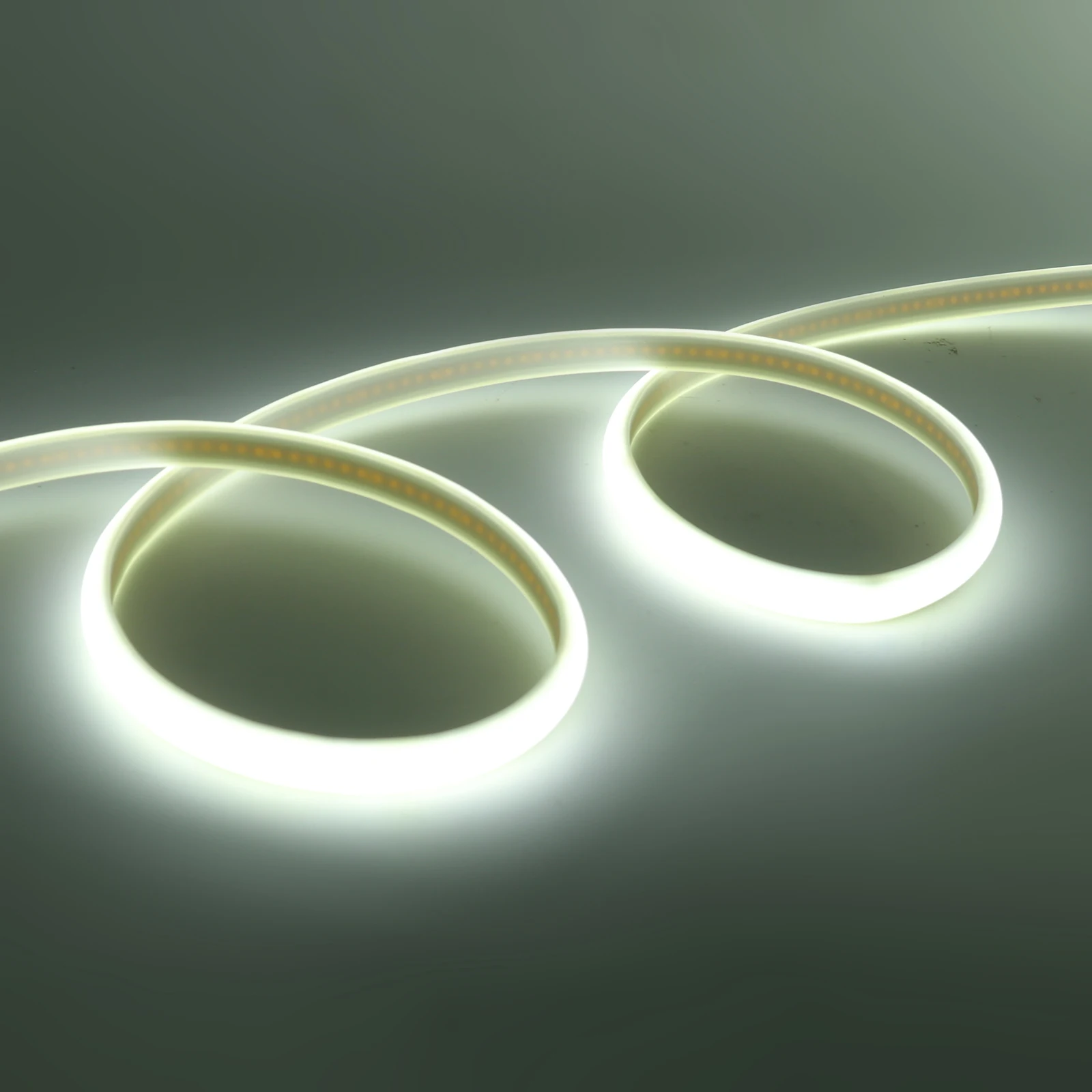 220V COB LED Strip Lights 288LEDs/m Waterproof LED Strip with Dimmer/Switch and Plug 0.5m 5m 10m 20m 35m Flexible Tape for Home