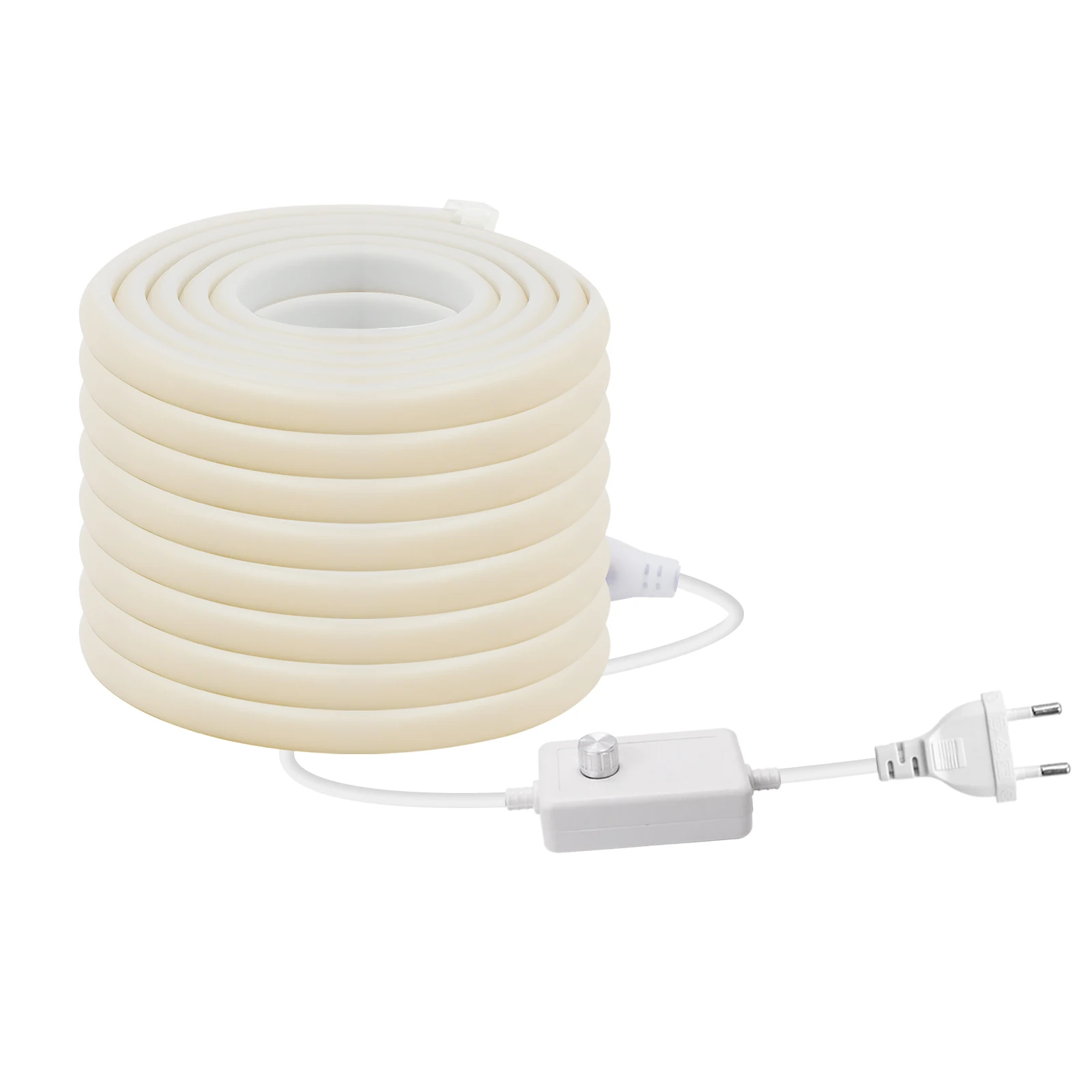 220V COB LED Strip Lights 288LEDs/m Waterproof LED Strip with Dimmer/Switch and Plug 0.5m 5m 10m 20m 35m Flexible Tape for Home