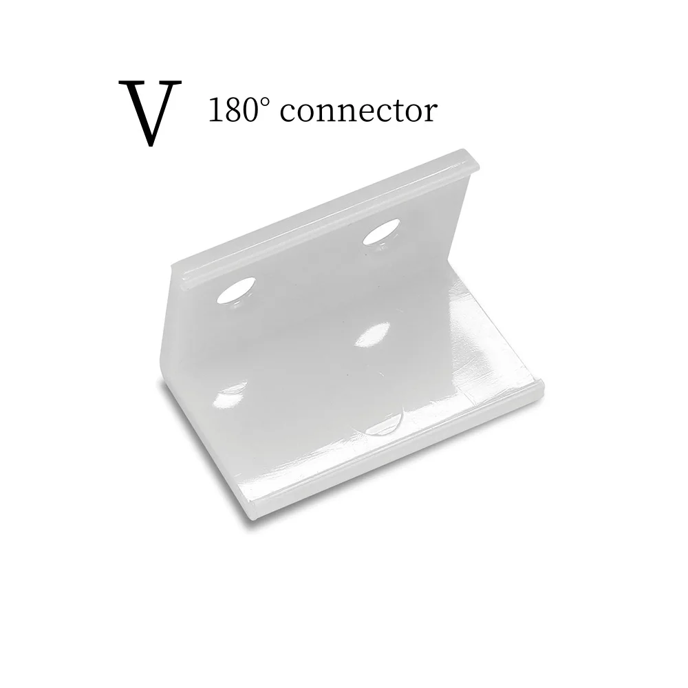 LED Strip Aluminum Profile 50CM Recessed Surface Mounted Aluminium Channel with Diffuser PC Cover for 8mm 10mm Linear Lighting