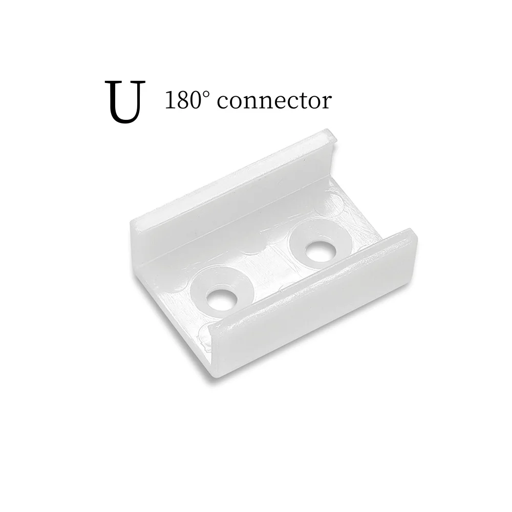 LED Strip Aluminum Profile 50CM Recessed Surface Mounted Aluminium Channel with Diffuser PC Cover for 8mm 10mm Linear Lighting