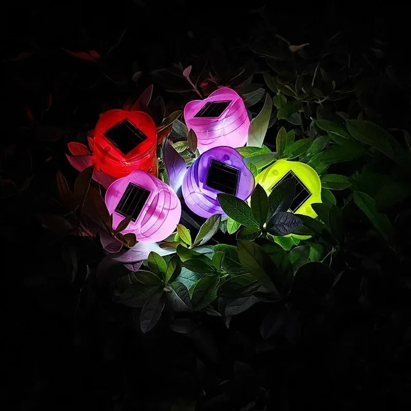 Solar Tulip Flower Lights Outdoor LED Waterproof Garden Stake Lawn Decor Yard Party Decoration Warm White Solar Outdoor Light