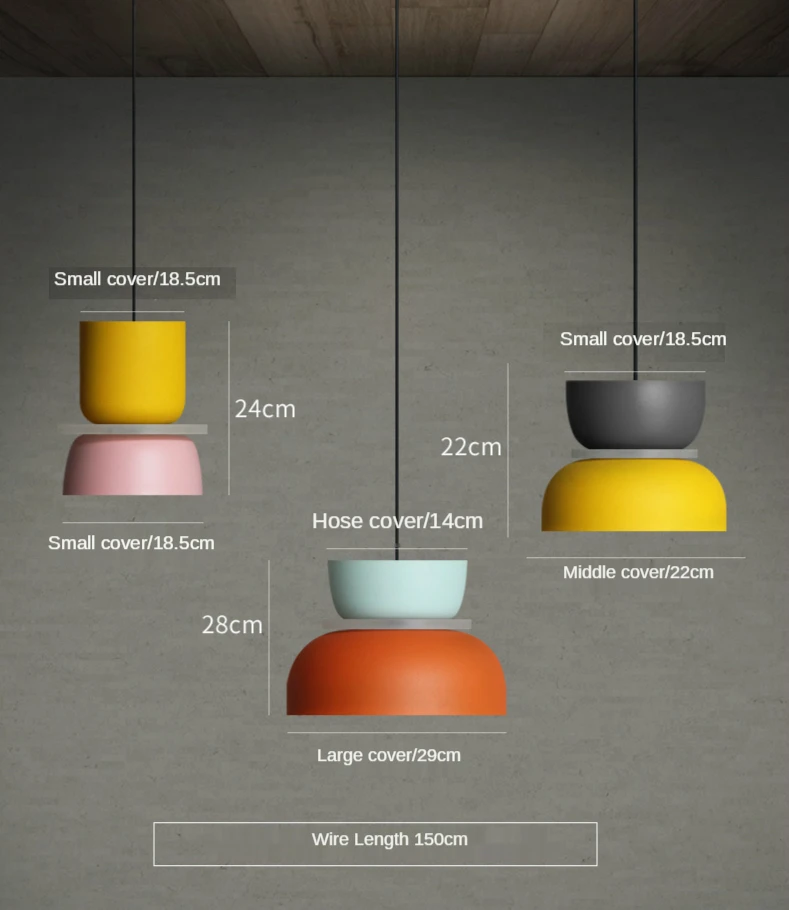 New Modern Pendant Lamp Led Nordic Hanging Suspension Bedside Living Bedroom Study Bar Dining Room Lighting Macaron Decor Lights