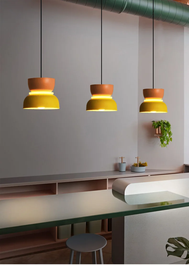 New Modern Pendant Lamp Led Nordic Hanging Suspension Bedside Living Bedroom Study Bar Dining Room Lighting Macaron Decor Lights